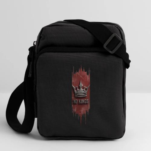 NO KINGS - Distressed Anarchy Crown - Upright Crossbody Bag