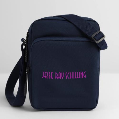 jesse ray schilling text logo - Upright Crossbody Bag
