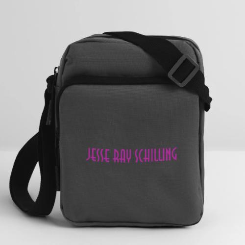 jesse ray schilling text logo - Upright Crossbody Bag
