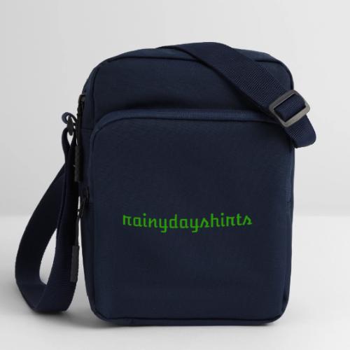 rainydayshirts text logo - Upright Crossbody Bag