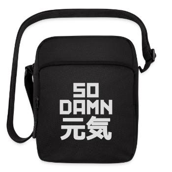 So Damn Genki - Upright Crossbody Bag - black - Front