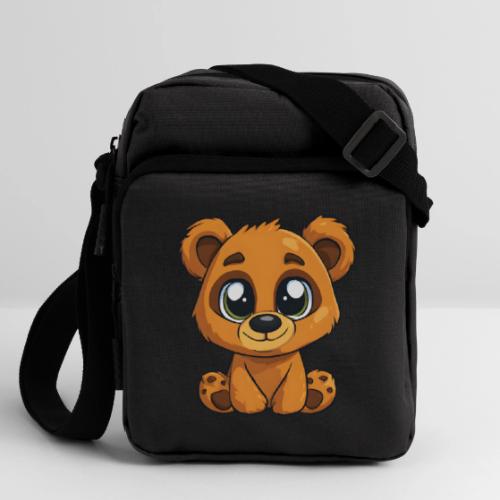 Smiling Sitting Baby Bear - Upright Crossbody Bag