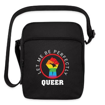 Let Me Be Perfectly Queer - Upright Crossbody Bag - black - Front