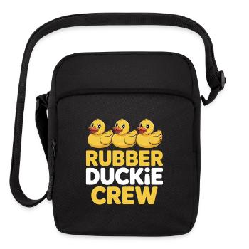 Rubber Duckie Crew - Upright Crossbody Bag - black - Front