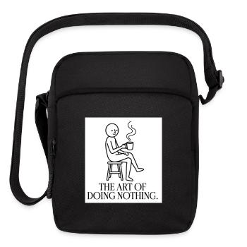 The Art of Doing Nothing - Upright Crossbody Bag - black - Front