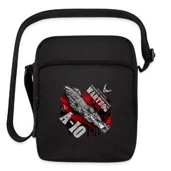 A10 Warthog Fairchild Thunderbolt USAF Fighter Air - Upright Crossbody Bag - black - Front