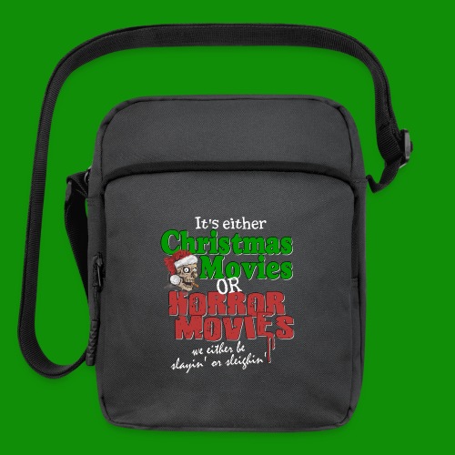Christmas Sleighin' or Slayin' - Upright Crossbody Bag