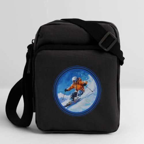 Skiing: On the Edge - Upright Crossbody Bag
