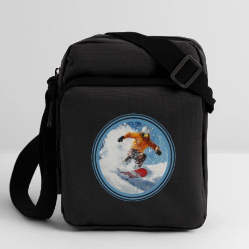 Snowboarding Edge - Upright Crossbody Bag