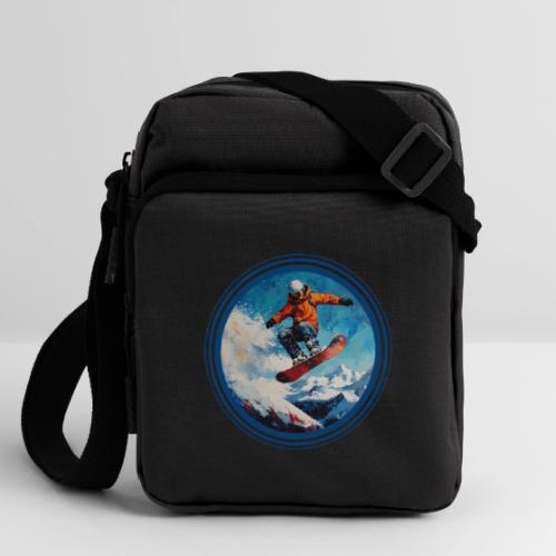 Snowboarding Vibes - Upright Crossbody Bag