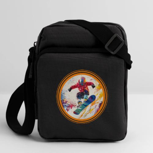 Snowboarding Horizon - Upright Crossbody Bag