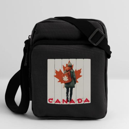 Canada: Proud Canadian Woman - Upright Crossbody Bag