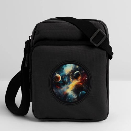 Painted Cosmos of Planets - Upright Crossbody Bag