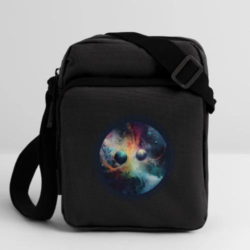 Chaotic Color Planets - Upright Crossbody Bag