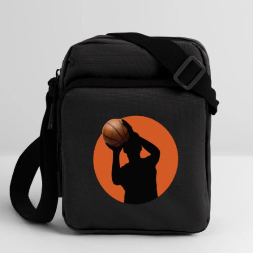 Basketball: Focused Precision - Upright Crossbody Bag