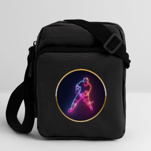 Hockey: Neon Ice Strike - Upright Crossbody Bag