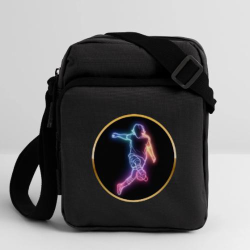 Soccer: Neon Goal Fusion - Upright Crossbody Bag