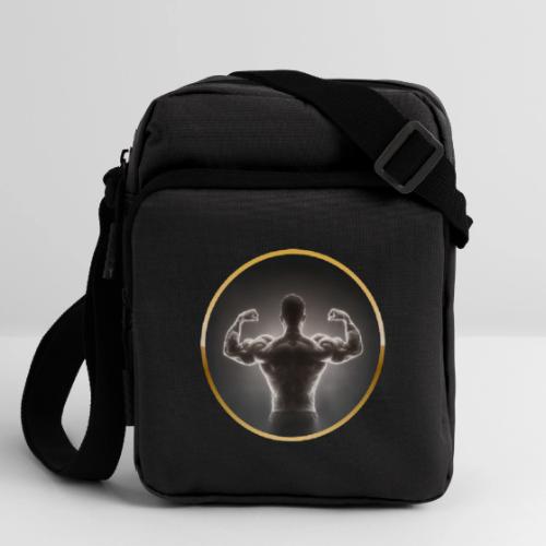 Bodybuilding: Neon Strength Frame - Upright Crossbody Bag