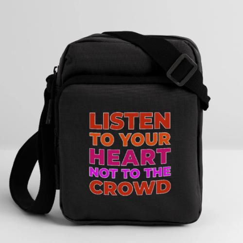 Heart Over Hype - Upright Crossbody Bag