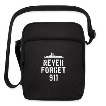 Never forget 911 memorial day 4th of july t-shirts - Upright Crossbody Bag - black - Front