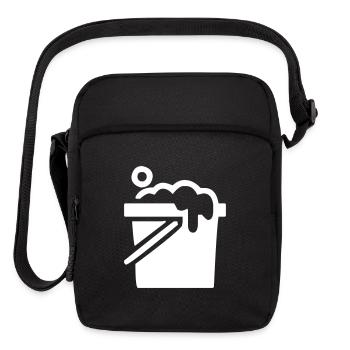 A Bucket Of Soap - Upright Crossbody Bag - black - Front