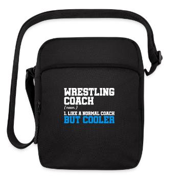 Wrestling Coach American Combat Sports Wrestling - Upright Crossbody Bag - black - Front