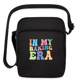 Baking Retro Groovy In My Baking Era - Upright Crossbody Bag - black - Front