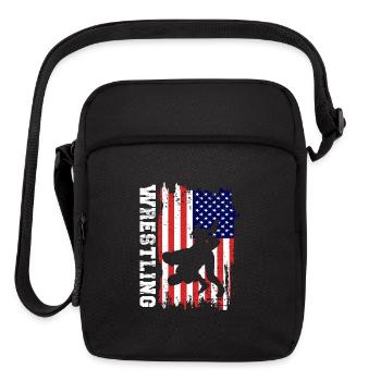 Wrestling - Upright Crossbody Bag - black - Front
