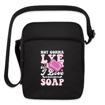 Not Gonna Lye Soap But I Love Making Soap for a - Upright Crossbody Bag - black - Front