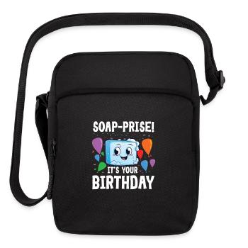 Soap-Prise It's Your Birthday for a Soapmaker - Upright Crossbody Bag - black - Front