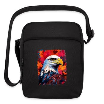 Season Fashion Clothes Premium - Upright Crossbody Bag - black - Front
