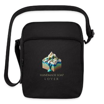 Homemade Soap "Lover" - Upright Crossbody Bag - black - Front