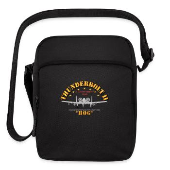 A-10A Thunderbolt II - Upright Crossbody Bag - black - Front