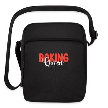 Baking queen - Upright Crossbody Bag - black - Front
