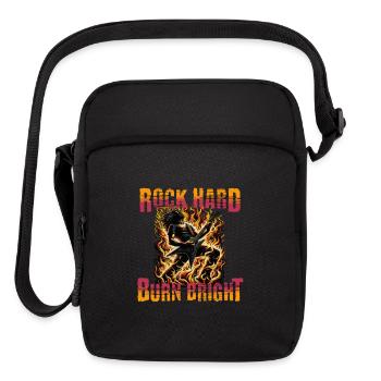 Rock Hard Burn Bright - Upright Crossbody Bag - black - Front