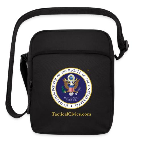The Peoples Seal w gold url - Upright Crossbody Bag
