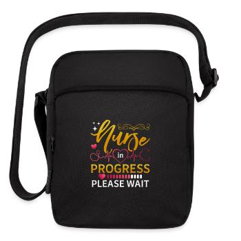 Future Nurse – Inspirational Nursing Student - Upright Crossbody Bag - black - Front