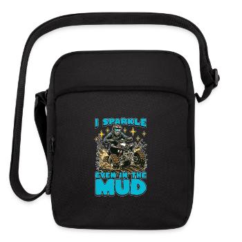 Mud Racing I Sparkle Even In The Mud Motorsport - Upright Crossbody Bag - black - Front