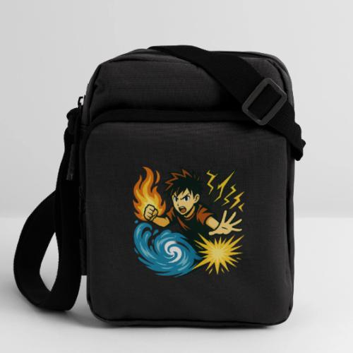 Anime Elemental Warriors | Fire, Water, Lightning - Upright Crossbody Bag