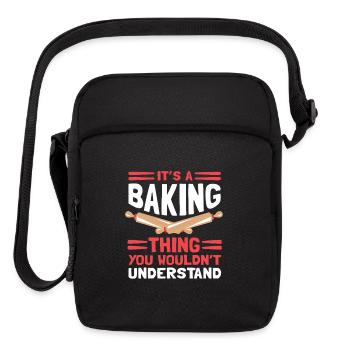 Bake Bakers A Baking Thing - Upright Crossbody Bag - black - Front