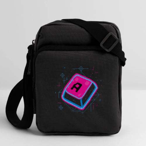 Neon Pixel A Key - Upright Crossbody Bag