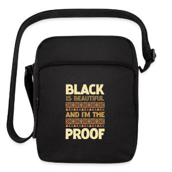 Black Is Beautiful Proof - Upright Crossbody Bag - black - Front