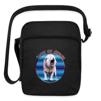 Lion of Judah Emblem - Upright Crossbody Bag - black - Front