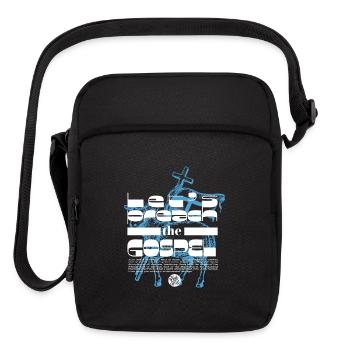 Lets Preach the Gospel - Upright Crossbody Bag - black - Front