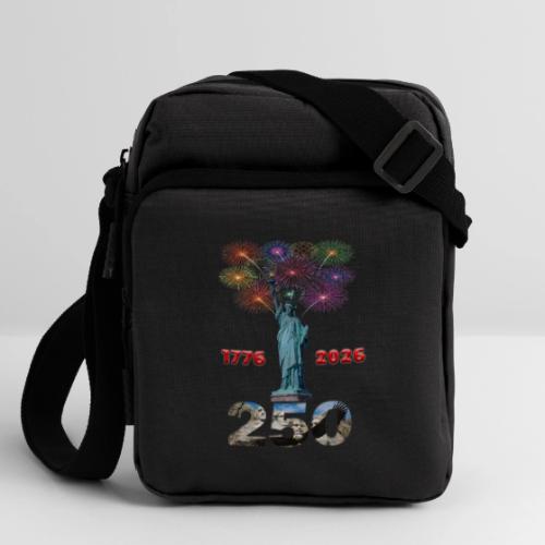 1776 - 2026 | 250 Years USA | Fireworks - Upright Crossbody Bag