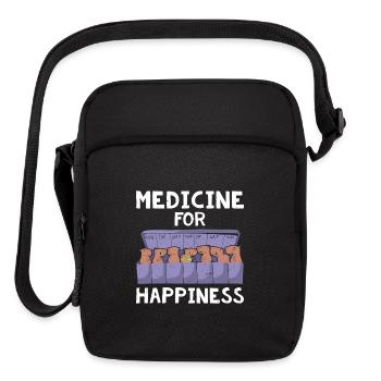 Medicine for Happiness Capybara Capy - Upright Crossbody Bag - black - Front