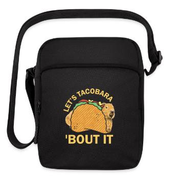 Lets Tacobara bout itTaco Capybara - Upright Crossbody Bag - black - Front