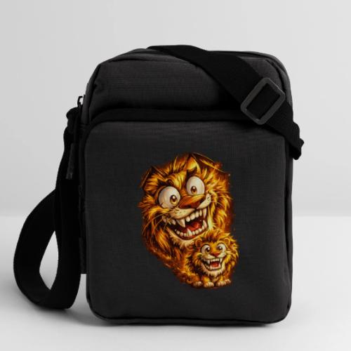 Crazy Double Lion Streetwear - Upright Crossbody Bag