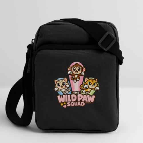 Wild Paw Squad Cute Animal Friends - Upright Crossbody Bag