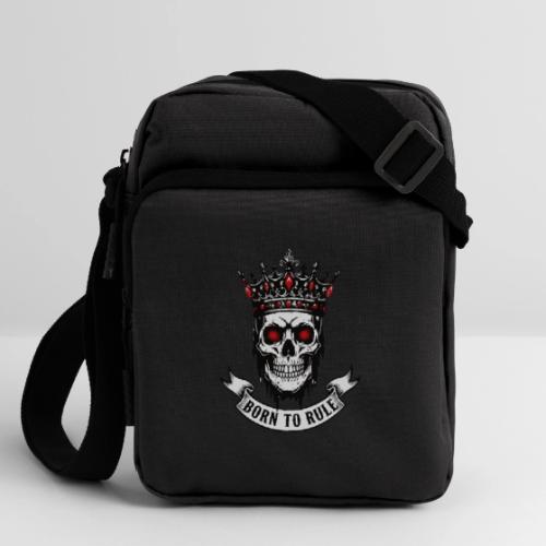 Born to Rule Skull King - Upright Crossbody Bag